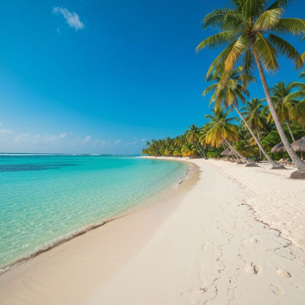 Beautiful Jamaican beach destination