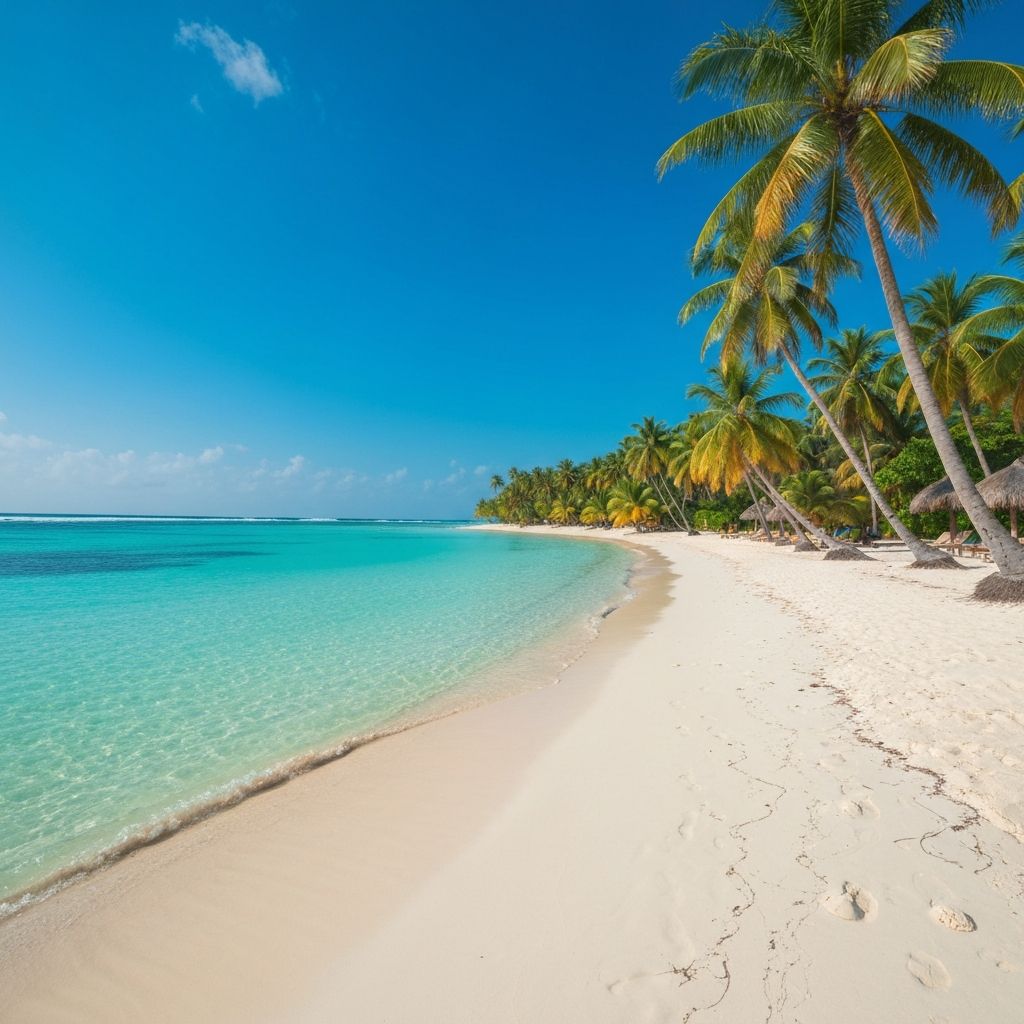 Beautiful Jamaican beach destination