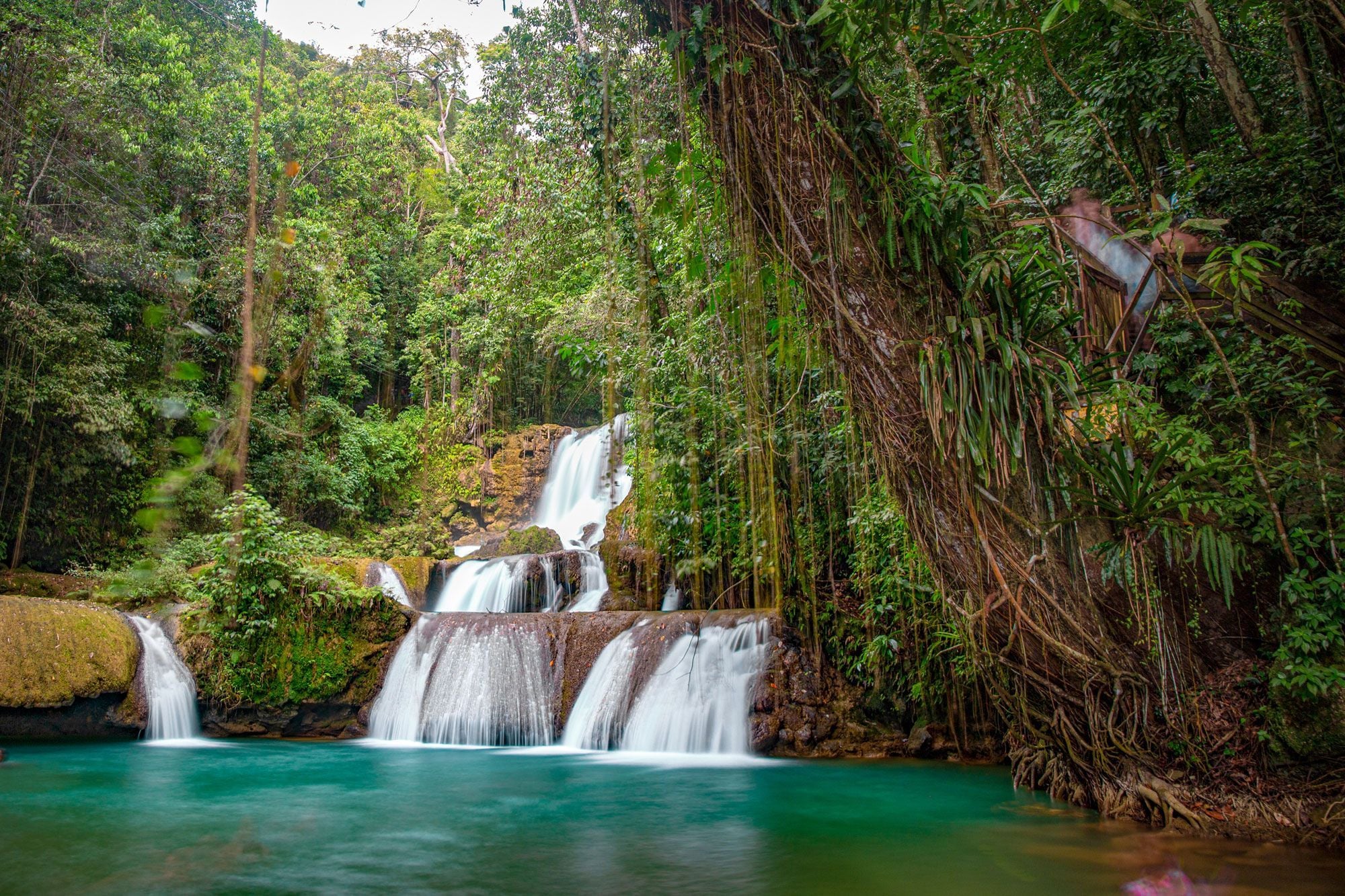 YS Falls natural swimming pool